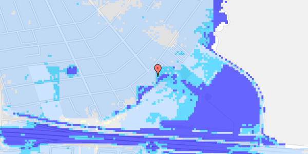 Ekstrem regn på Hvidovre Strandvej 107A