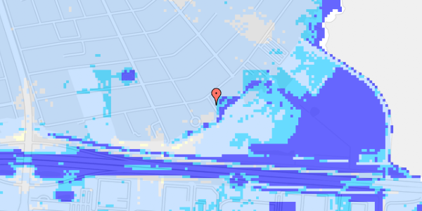 Ekstrem regn på Hvidovre Strandvej 121B