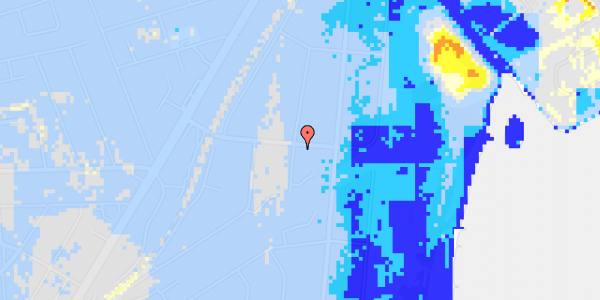 Ekstrem regn på I C Lembrechts Alle 26