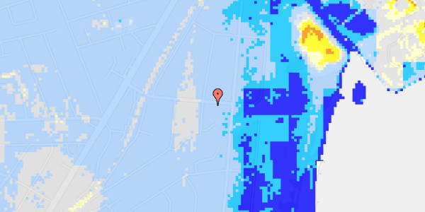 Ekstrem regn på I C Lembrechts Alle 28