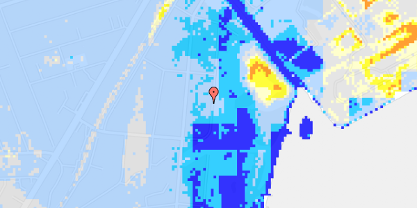 Ekstrem regn på Nordre Kystagervej 32