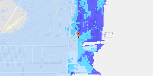 Ekstrem regn på Strandegårdsvej 1