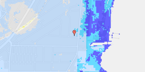 Ekstrem regn på Strandegårdsvej 12