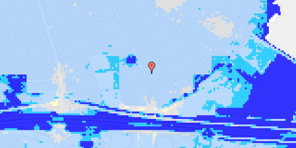 Ekstrem regn på Strandholms Alle 43A