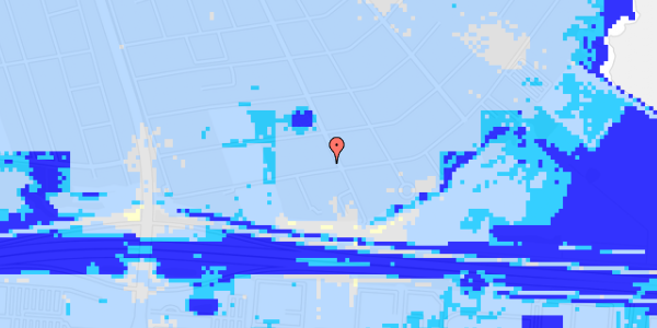 Ekstrem regn på Hvidovre Strandvej 110