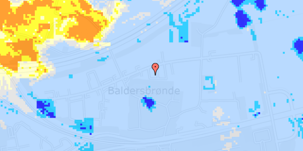 Ekstrem regn på Baldersbuen 15H, 1. th