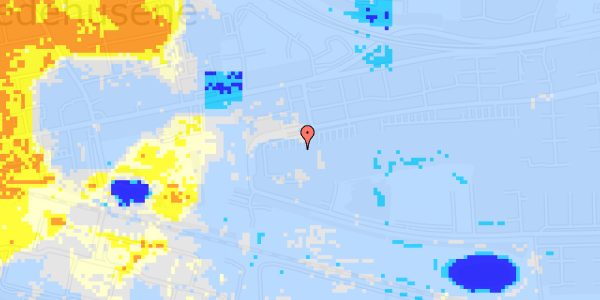 Ekstrem regn på Charlotteager 12, st. th