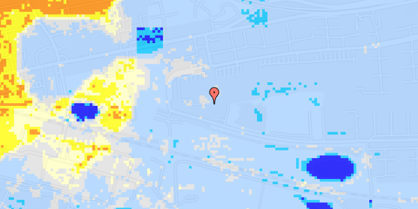 Ekstrem regn på Charlotteager 46, st. th