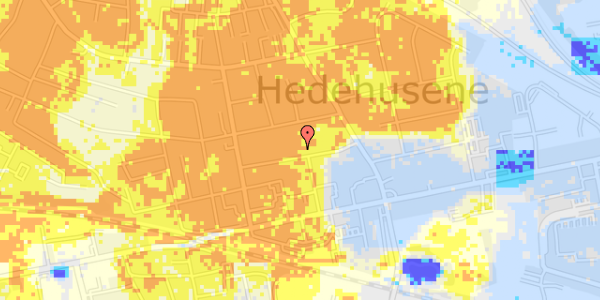 Ekstrem regn på Frihedsvej 13