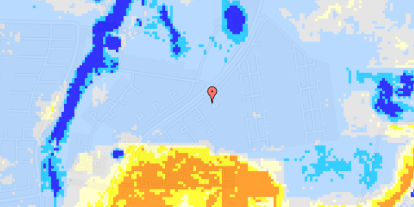 Ekstrem regn på Fritidshaven 123