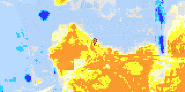 Ekstrem regn på Hedevej 2