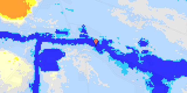 Ekstrem regn på Holmemarksvej 7