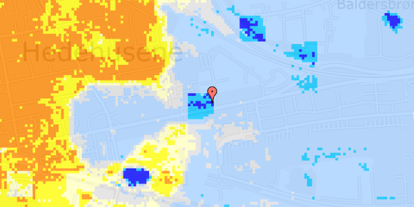 Ekstrem regn på Hovedgaden 444