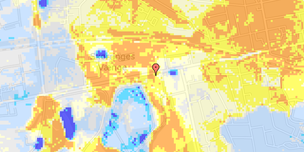 Ekstrem regn på Hovedgaden 455