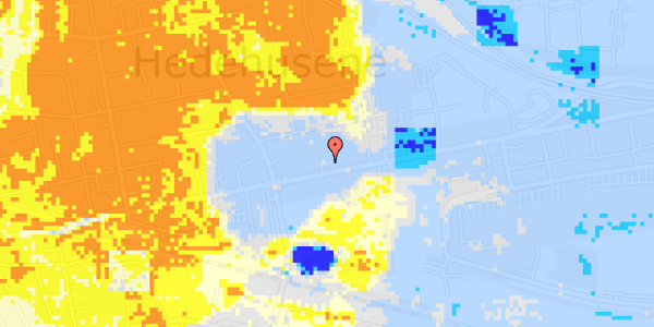 Ekstrem regn på Hovedgaden 466