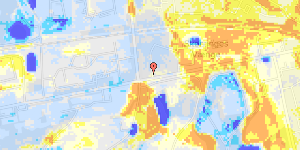 Ekstrem regn på Hovedgaden 558