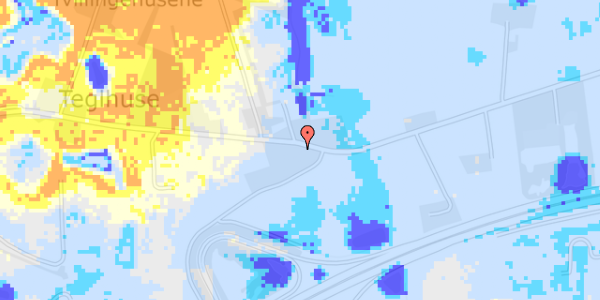 Ekstrem regn på Højvangsvej 8