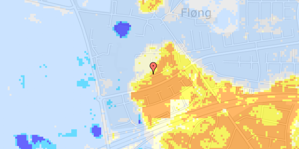 Ekstrem regn på Jasminvej 1