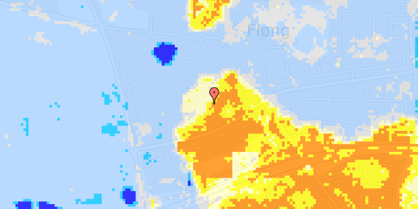 Ekstrem regn på Jasminvej 4