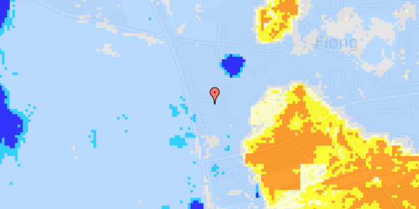 Ekstrem regn på Keglens Kvarter 7