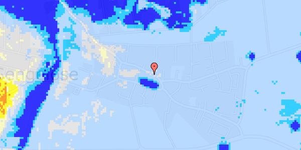 Ekstrem regn på Landsbygaden 25, 1. th