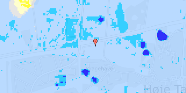 Ekstrem regn på Roskildevej 325A