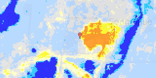 Ekstrem regn på Stendiget 6