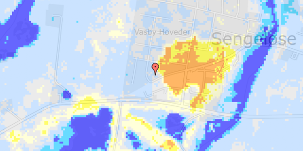 Ekstrem regn på Stendiget 8