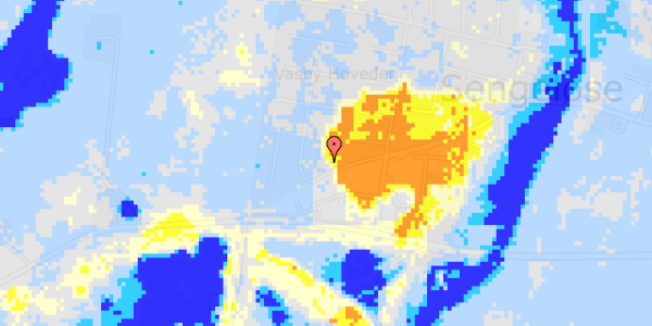 Ekstrem regn på Stendiget 10