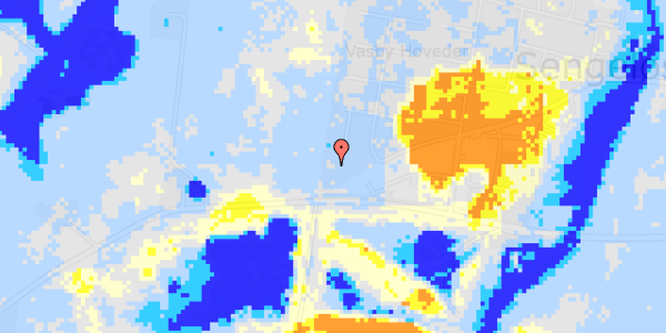 Ekstrem regn på Stendiget 21