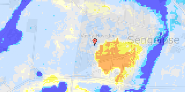 Ekstrem regn på Stendiget 26