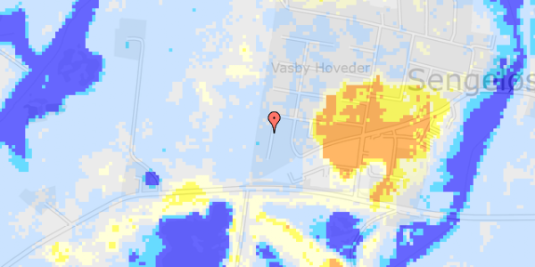 Ekstrem regn på Stendiget 29