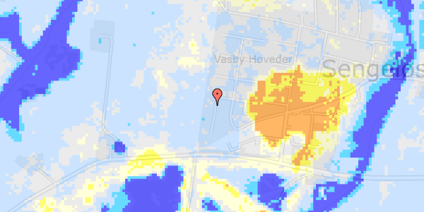 Ekstrem regn på Stendiget 31