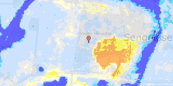 Ekstrem regn på Stendiget 43