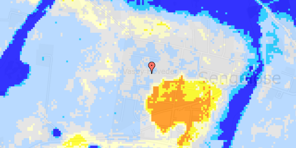 Ekstrem regn på Stendiget 44