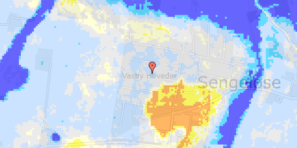 Ekstrem regn på Stendiget 54