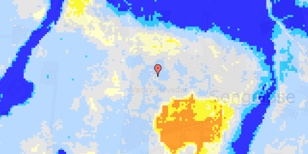 Ekstrem regn på Stendiget 58