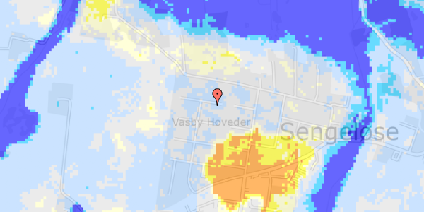 Ekstrem regn på Stendiget 60