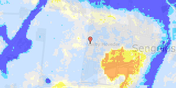 Ekstrem regn på Stendiget 65