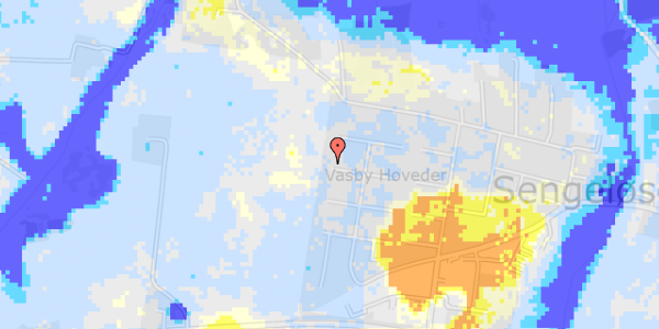 Ekstrem regn på Stendiget 67