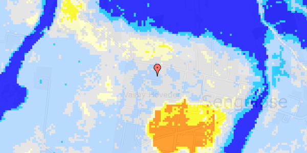 Ekstrem regn på Stendiget 70