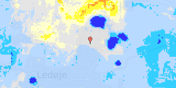 Ekstrem regn på Degnetoften 13