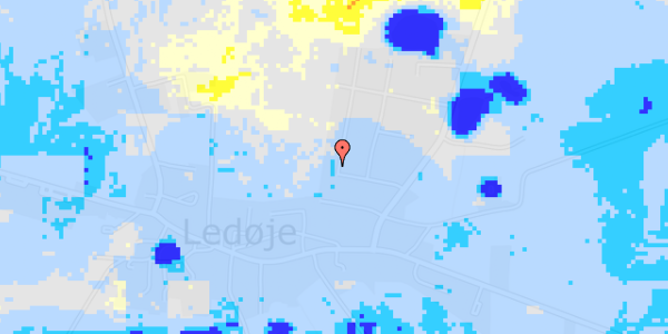 Ekstrem regn på Klokkertoften 1