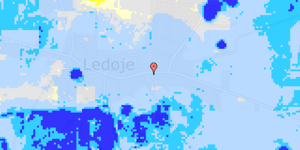 Ekstrem regn på Ledøje Bygade 46