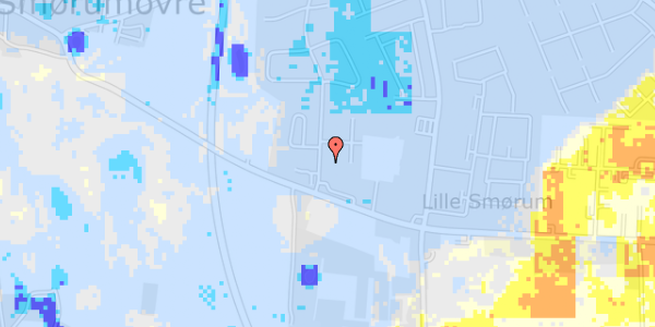 Ekstrem regn på Dyvelåsen 18