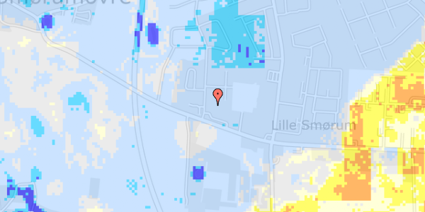 Ekstrem regn på Dyvelåsen 22