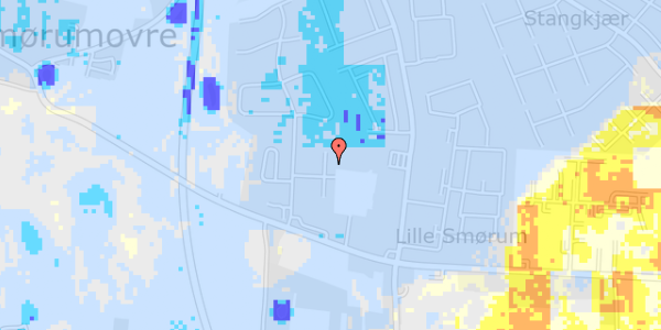 Ekstrem regn på Dyvelåsen 50