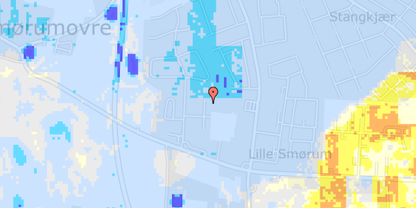 Ekstrem regn på Dyvelåsen 54