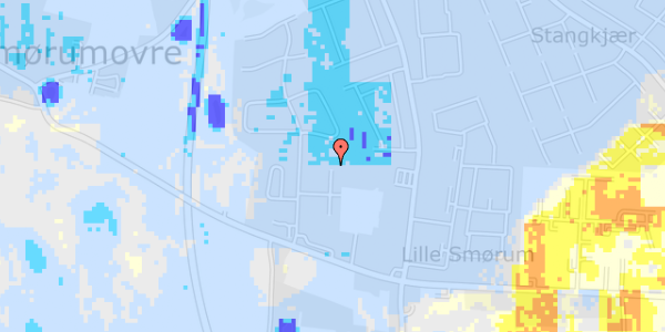 Ekstrem regn på Dyvelåsen 58