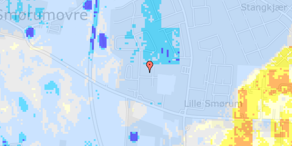 Ekstrem regn på Dyvelåsen 80